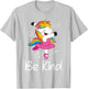 Dancing Unicorn Kids Be Kind Anti Bullying Unity Day Orange T-Shirt - T-Shirt | Ash