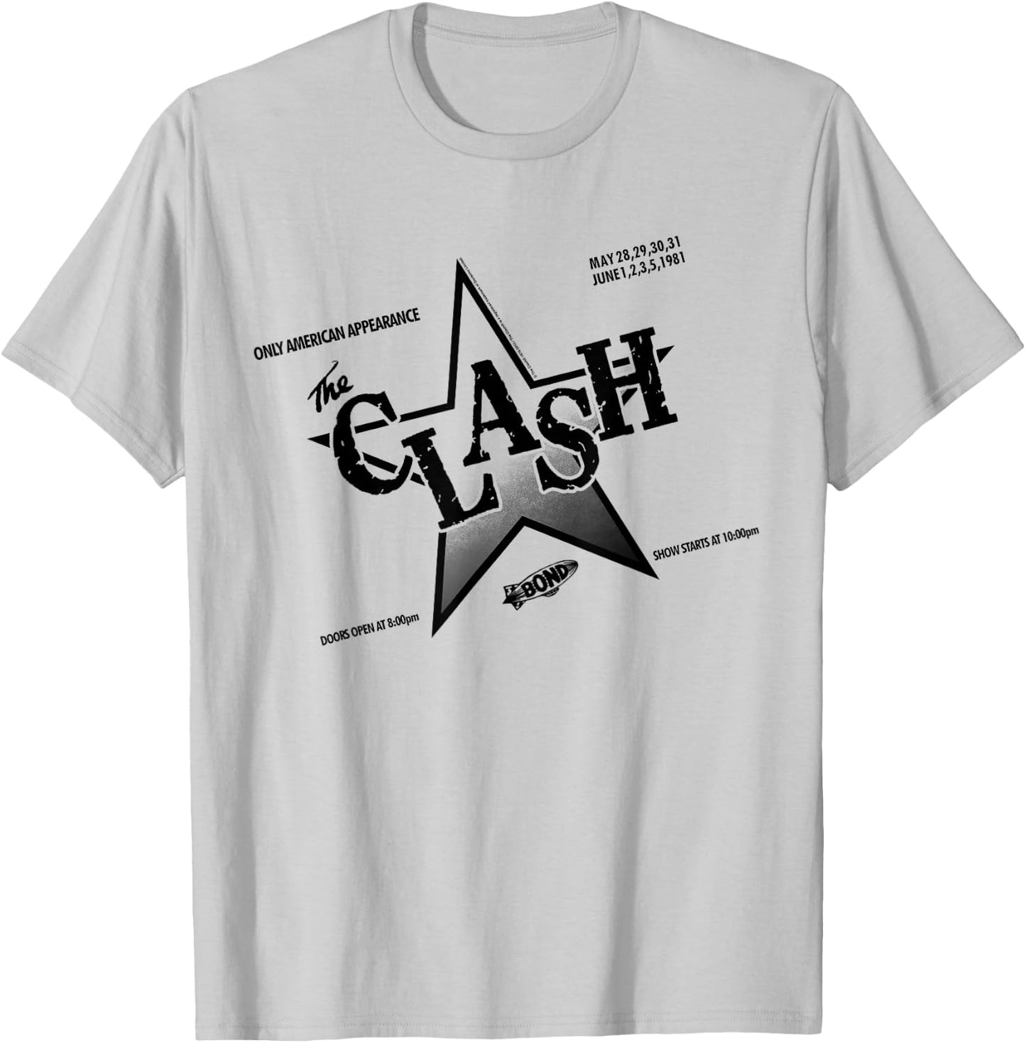 The Clash - Flyer '81 T-Shirt - T-Shirt | Ash