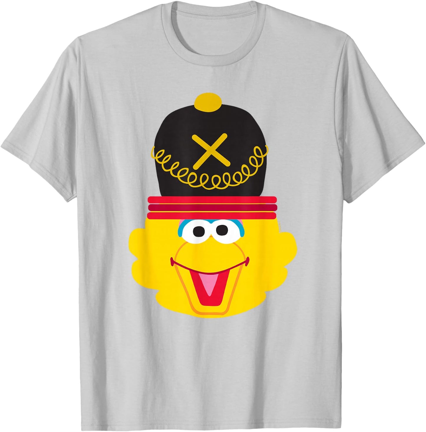 Sesame Street Christmas Nutcracker Big Bird T-Shirt - T-Shirt | Ash