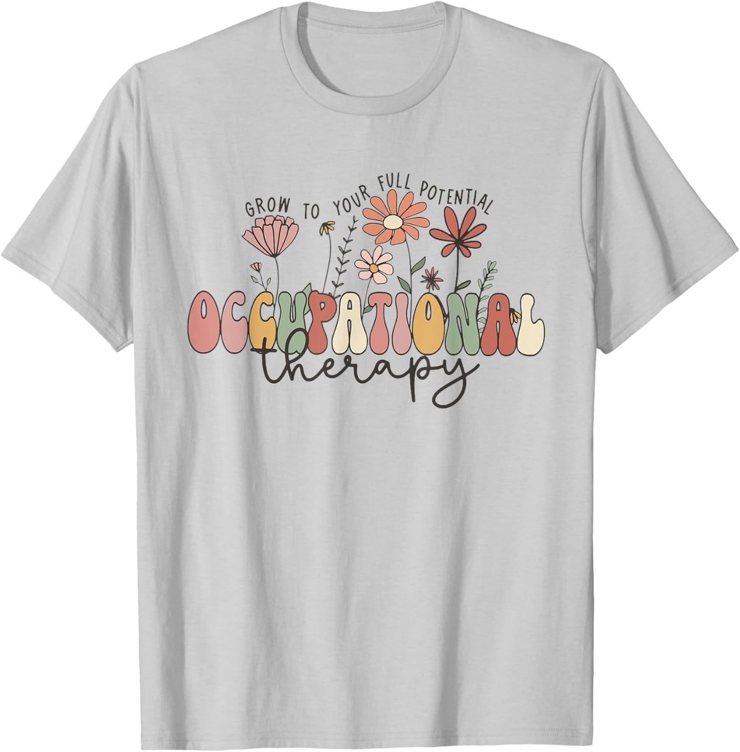 Occupational Therapy Pediatric Therapist OT Month Assistant T-Shirt - T-Shirt | Ash