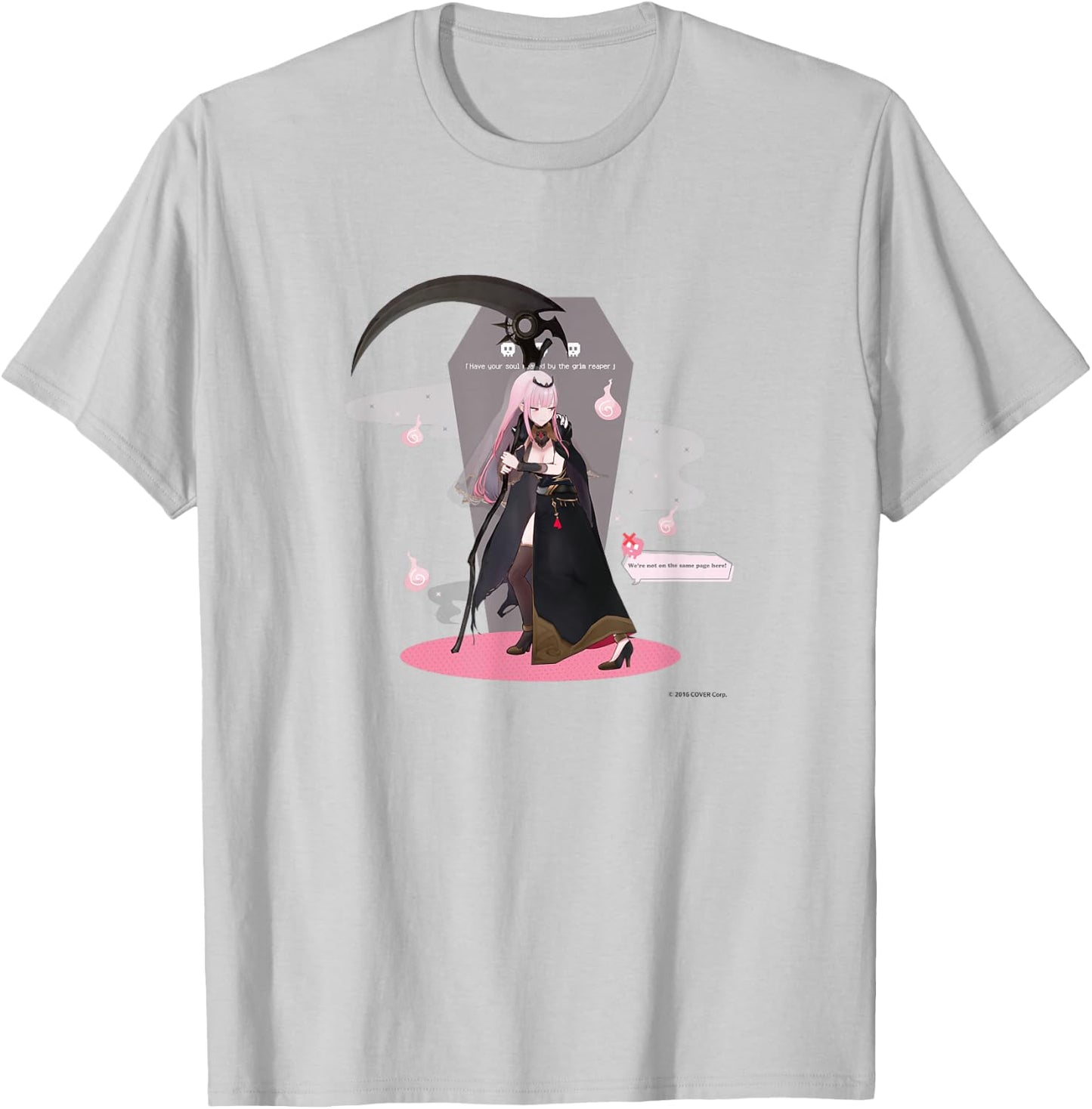 【Mori Calliope】 Holo no Graffiti Greatest Moments T-Shirt - T-Shirt | Ash