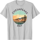 Chesapeake Bay Bridge Maryland Annapolis Kent Island Crab T-Shirt - T-Shirt | Ash