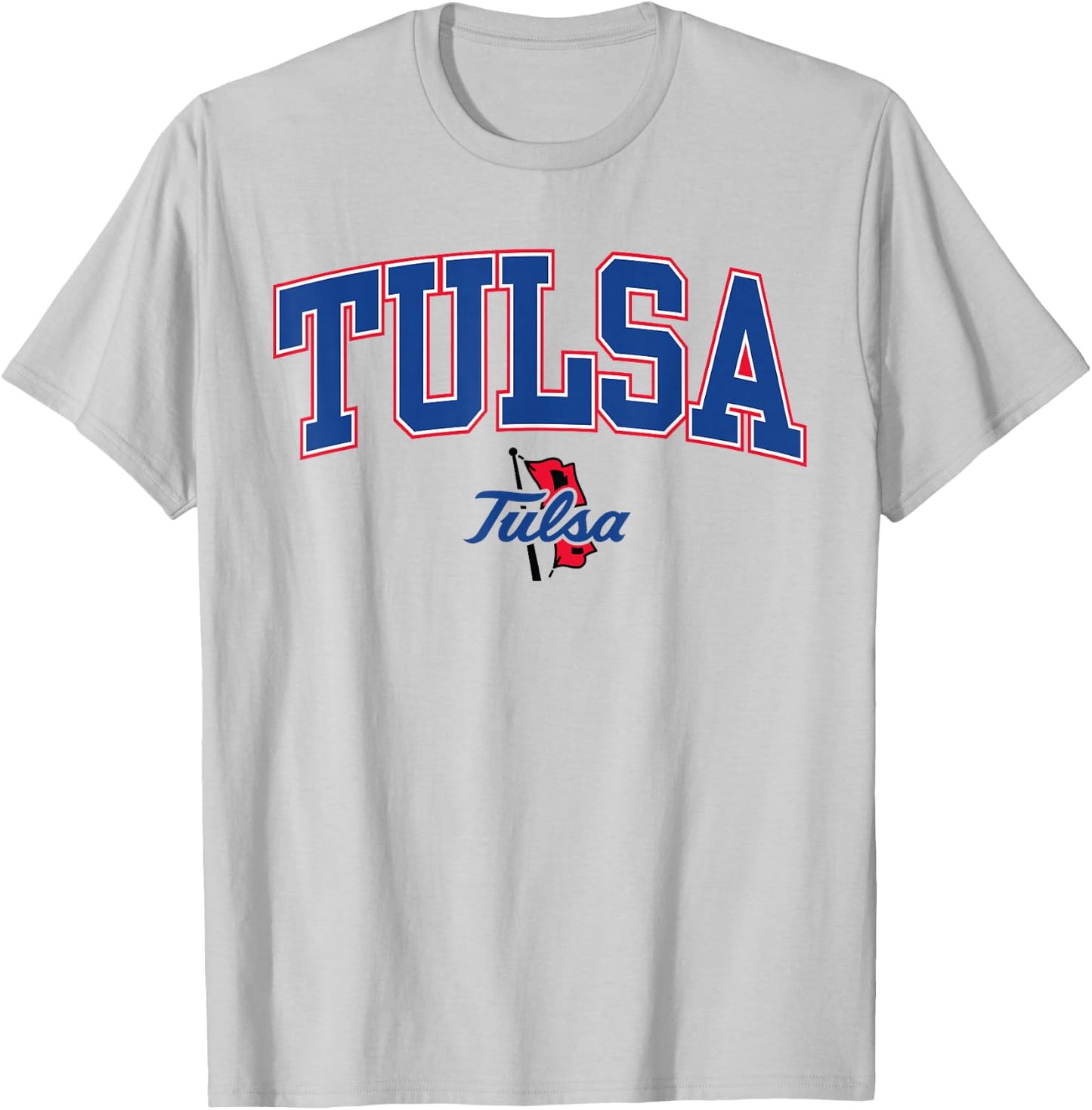 Tulsa Golden Hurricane | Official NCAA Merch | NCAFTUL03 T-Shirt - T-Shirt | Ash