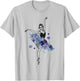 Ballet Dancer Dance Girl Ballerina Flower Floral T-Shirt - T-Shirt | Ash