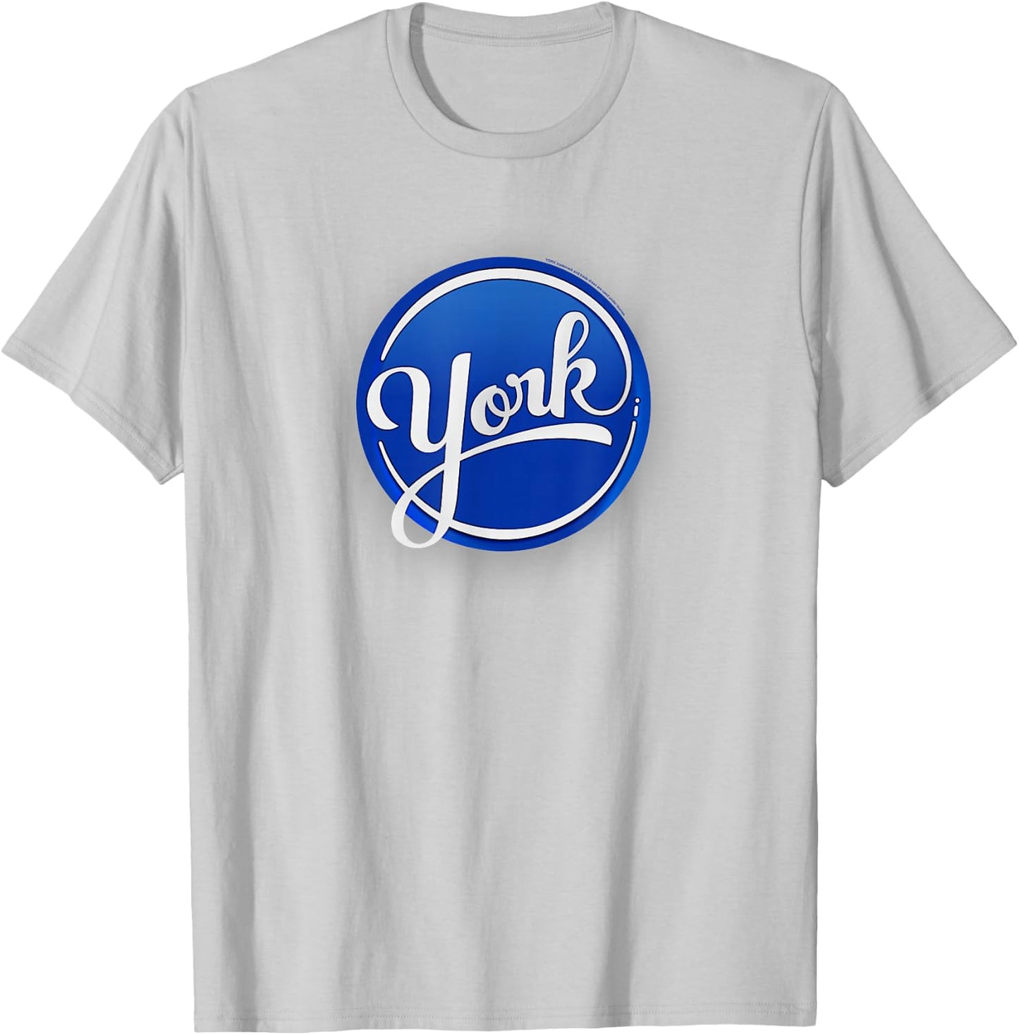 York Peppermint Patty Centered Logo T-Shirt - T-Shirt | Ash