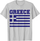 Greece Independence Day Greek Flag Heart Kids Toddler Boys T-Shirt - T-Shirt | Ash