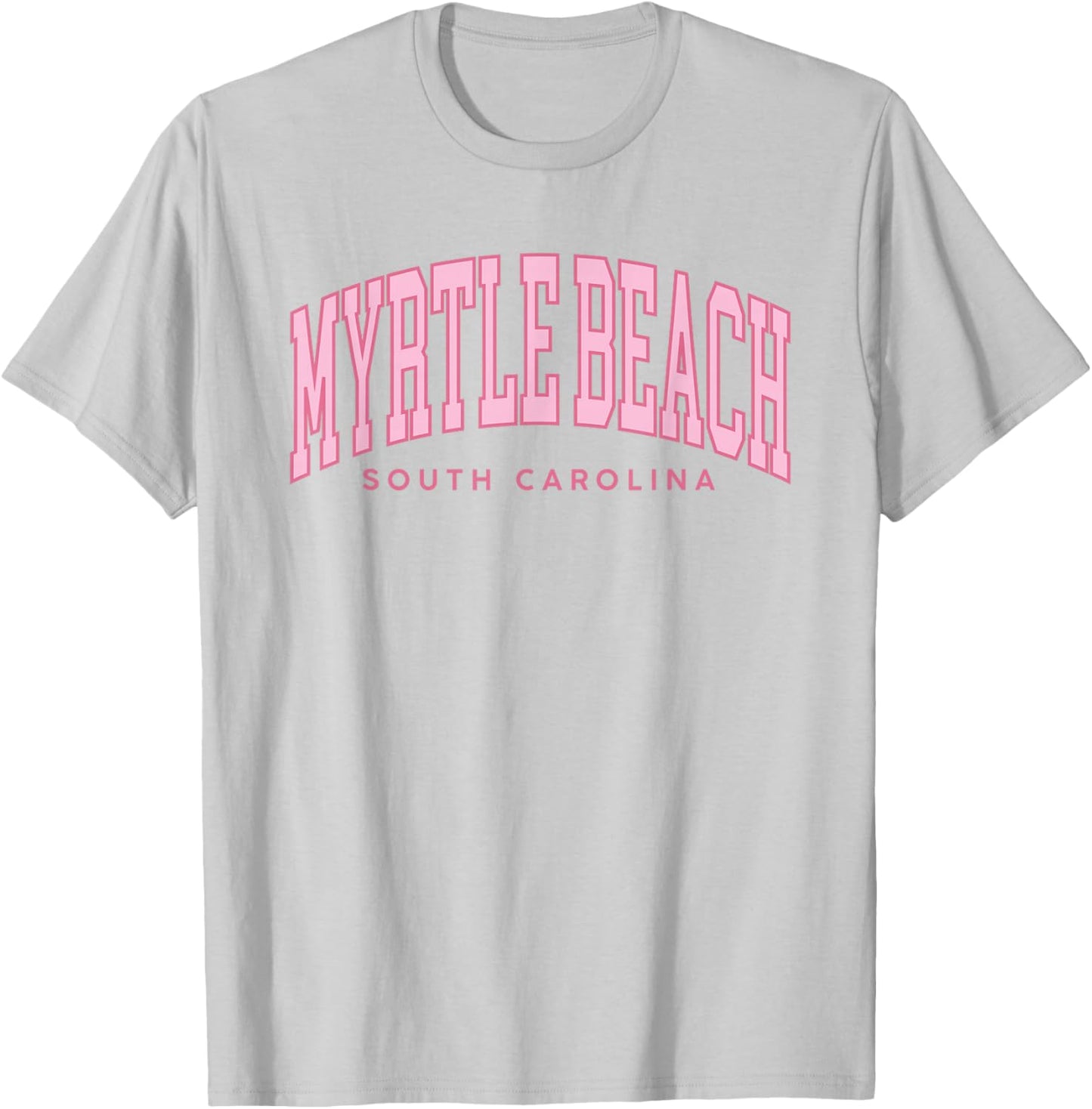 Retro Myrtle Beach South Carolina Beach Girls Summer T-Shirt - T-Shirt | Ash
