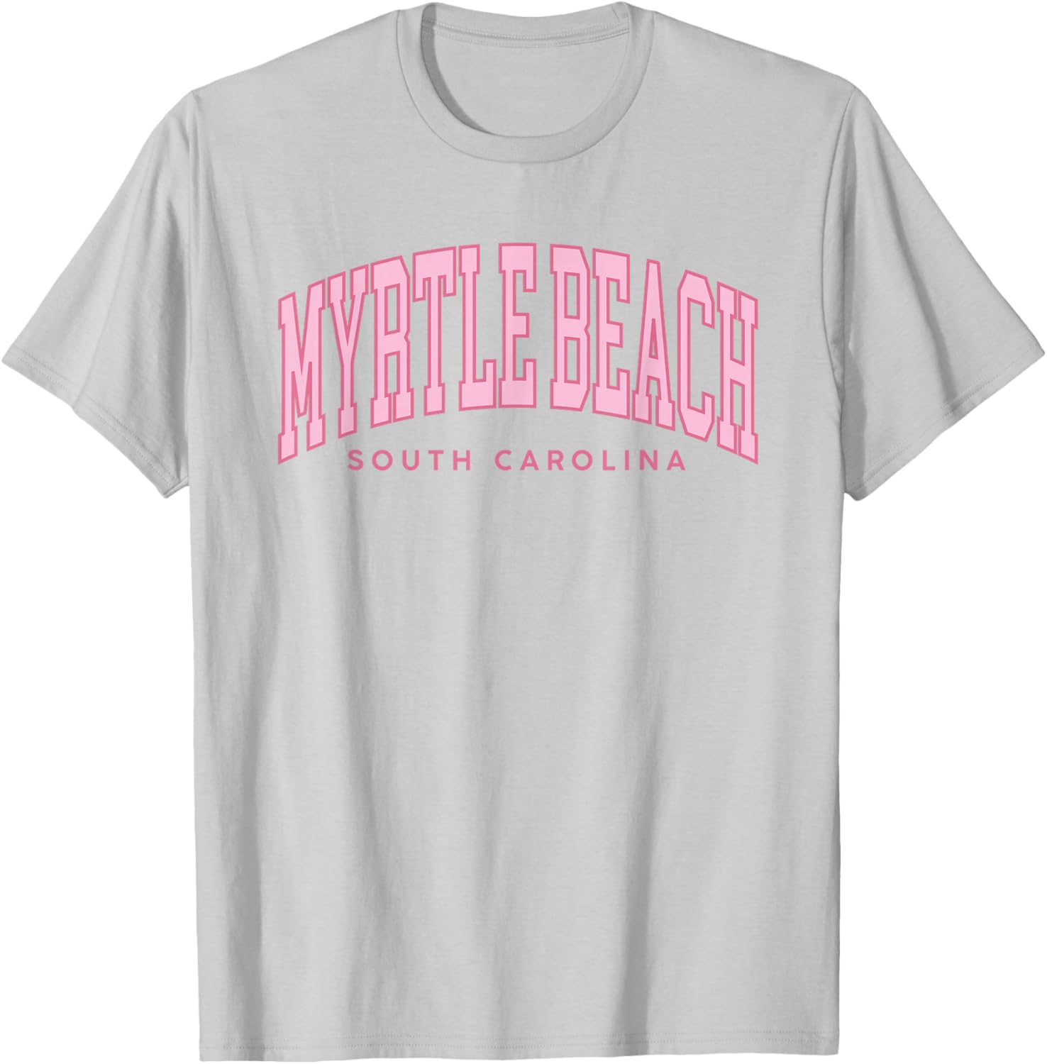 Retro Myrtle Beach South Carolina Beach Girls Summer T-Shirt - T-Shirt | Ash