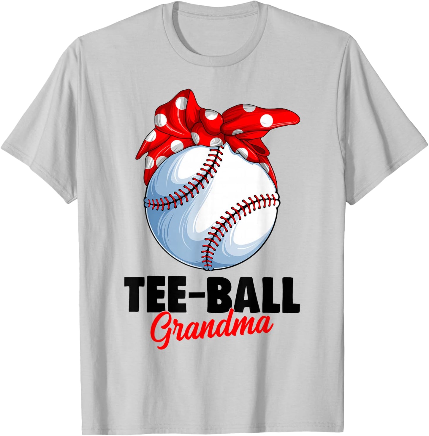 Ball Grandma T Ball TBall Teeball Women T-Shirt - T-Shirt | Ash