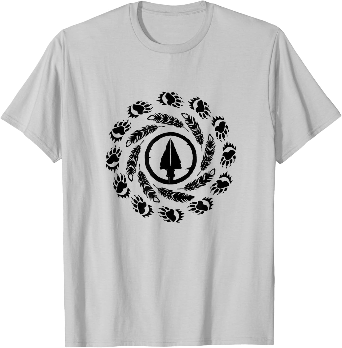 Native American Indian Dream Catcher Western T-Shirt - T-Shirt | Ash