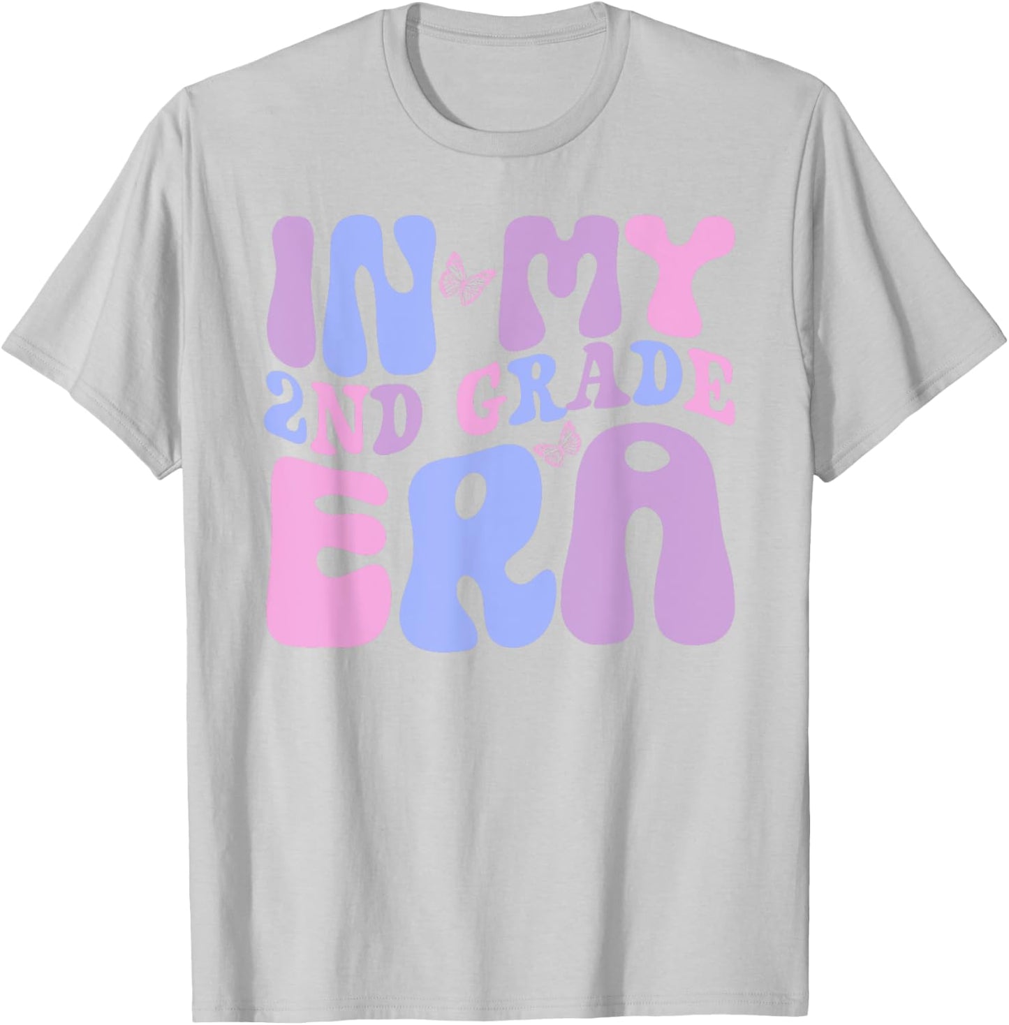 In My Second 2nd Grade Era, cute second grade girls teacher T-Shirt - T-Shirt | Ash