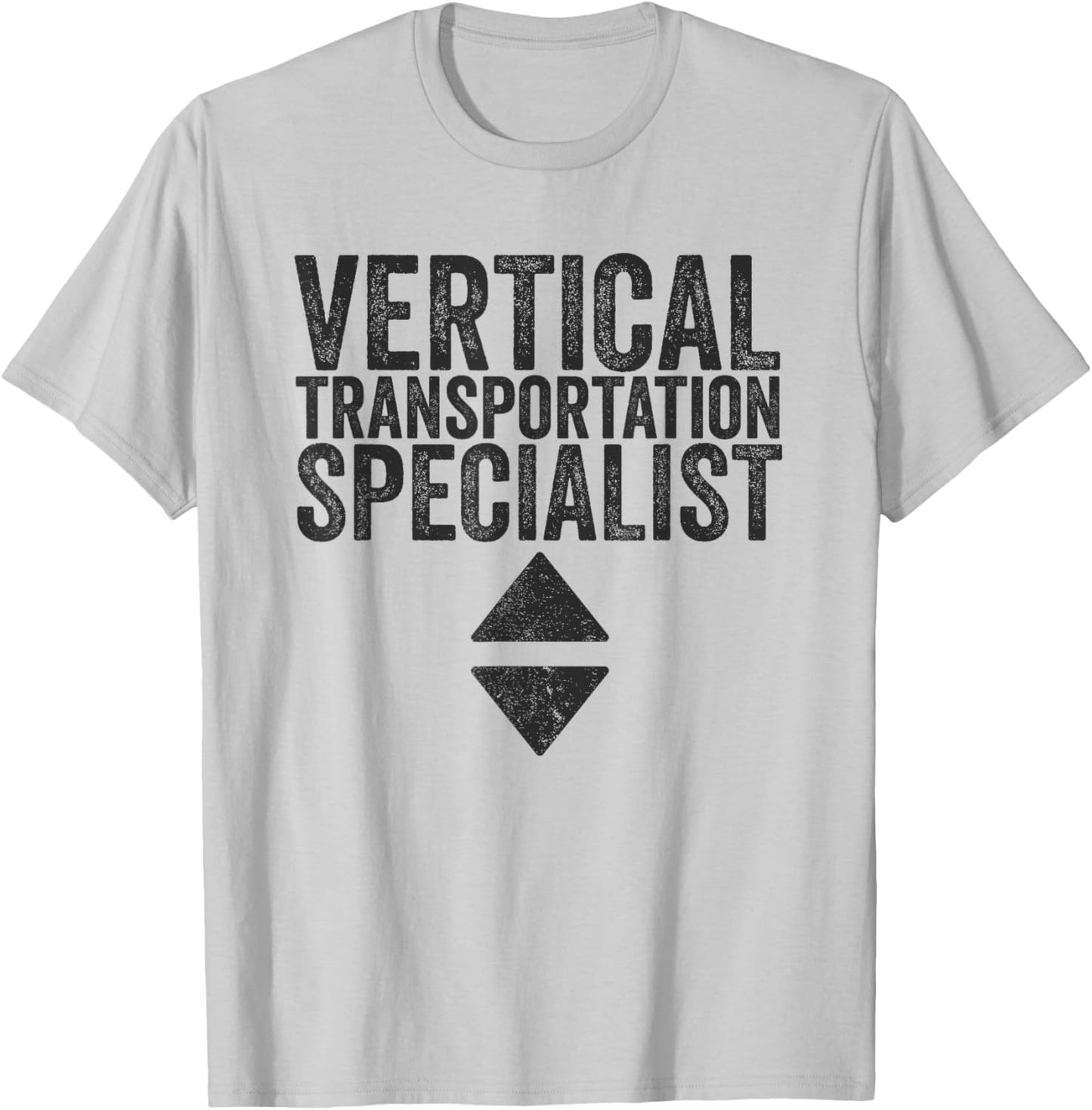 Vertical Transportation Specialist - Elevator Technician T-Shirt - T-Shirt | Ash