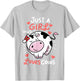 Cow-Shirt Just A Girl Who Loves Cows Print Kids Toddler Farm T-Shirt - T-Shirt | Ash