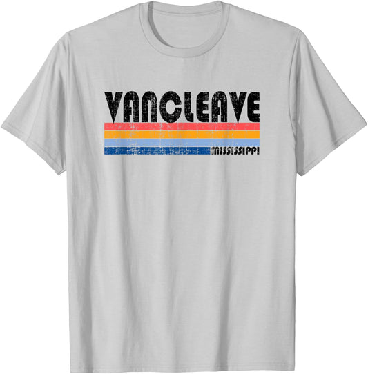 Vintage 70s 80s Style Vancleave, MS T-Shirt - T-Shirt | Ash