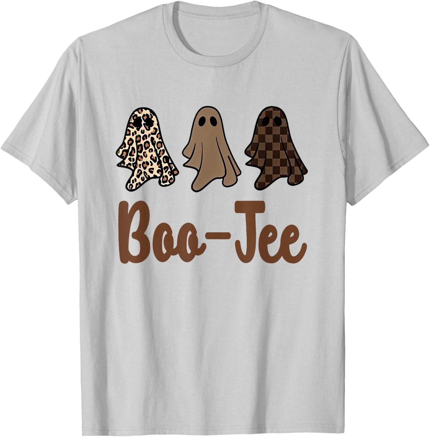 Halloween Ghost Costume Boujee Boo-Jee Spooky Season Vibes T-Shirt - T-Shirt | Ash