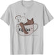 Kit-Tea, Kit Tea Kittens With a Cup of Tea, Funny Cat Gifts Women Kids T-Shirt - T-Shirt | Ash