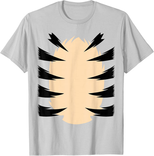 FRONT & BACK Orange Tiger Costume Kids DIY Halloween Costume T-Shirt - T-Shirt | Ash