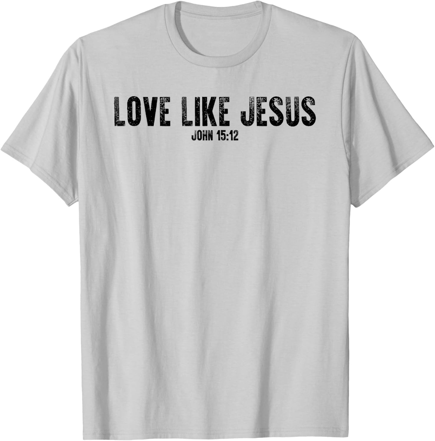 love like Jesus back bible study Christian T-Shirt - T-Shirt | Ash