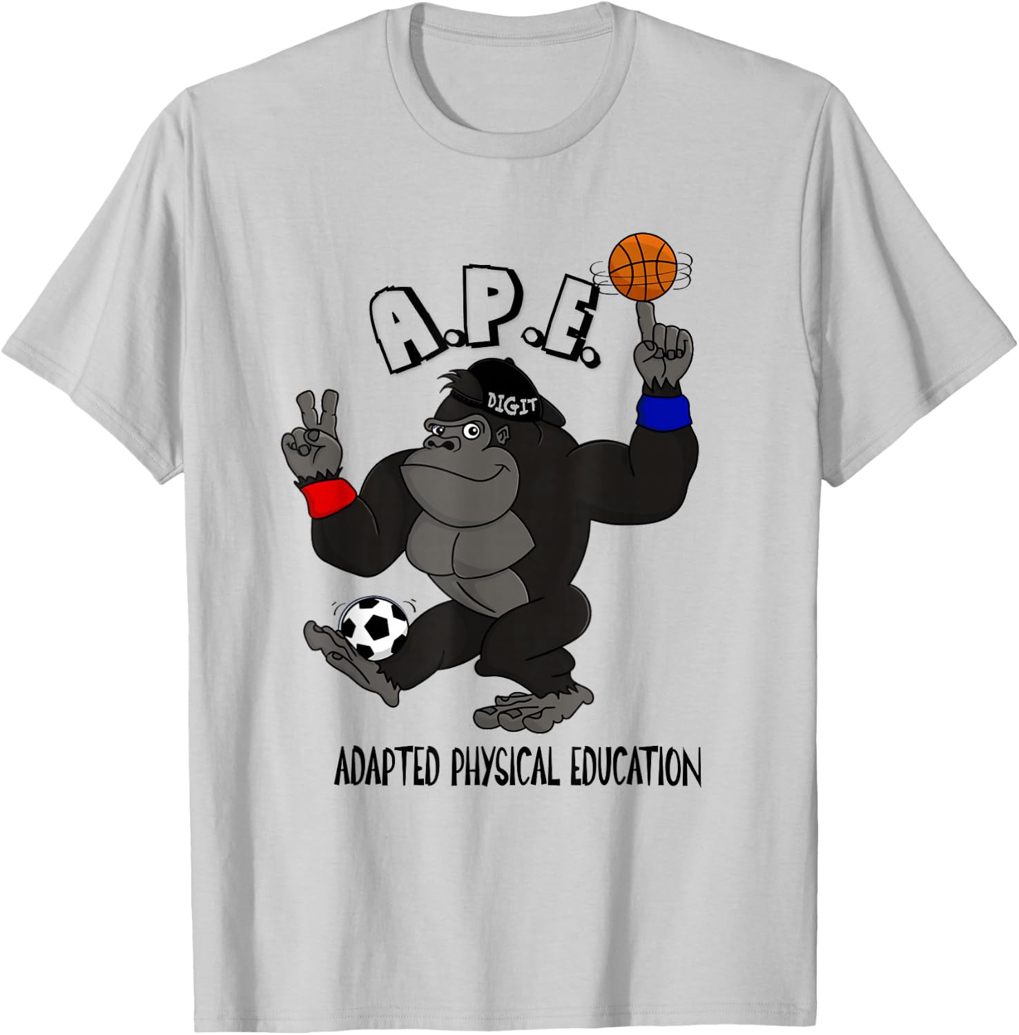 Just Adapt It T-Shirt - T-Shirt | Ash