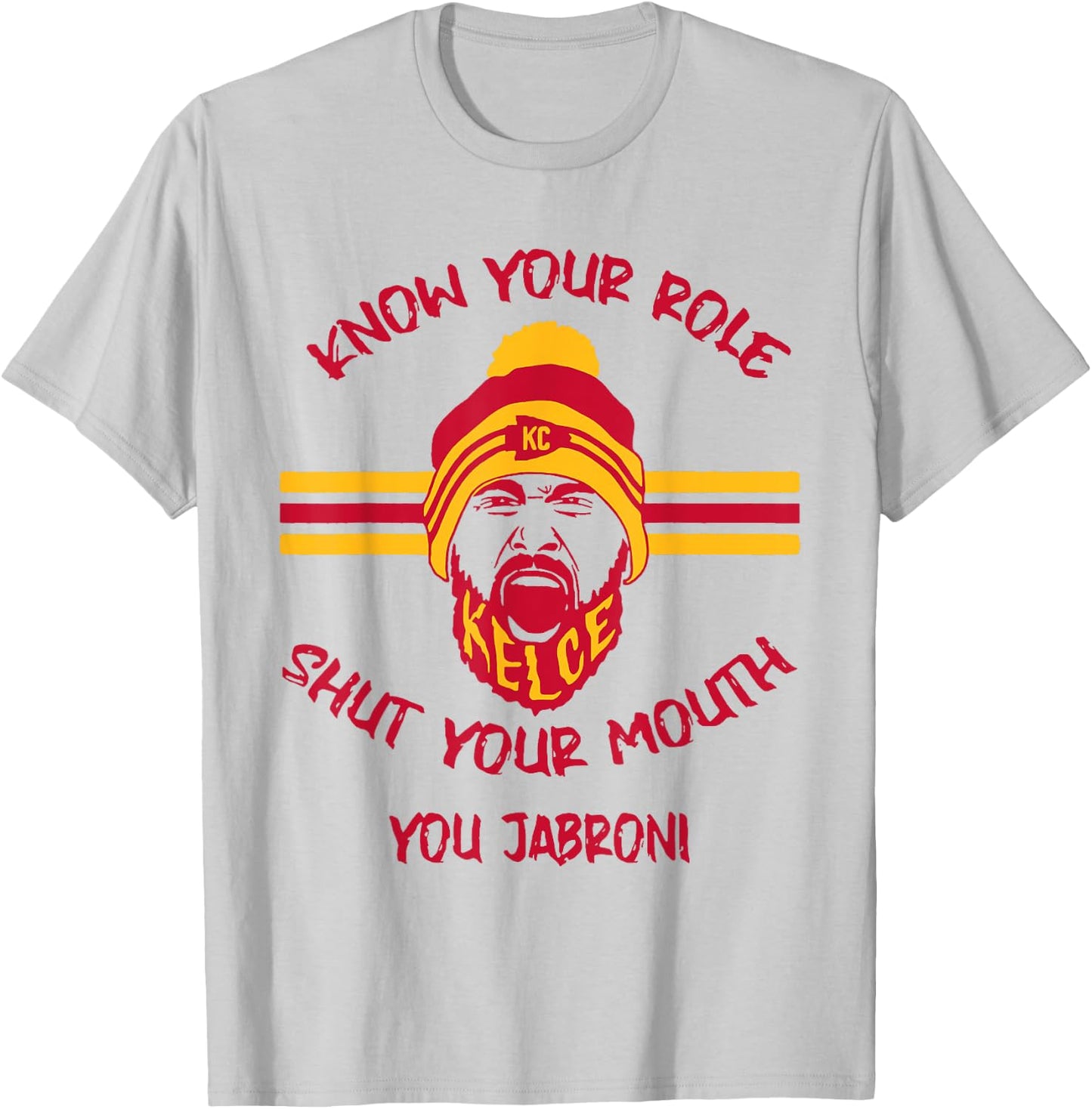 Know Your Role Shut Your Mouth T-Shirt - T-Shirt | Ash