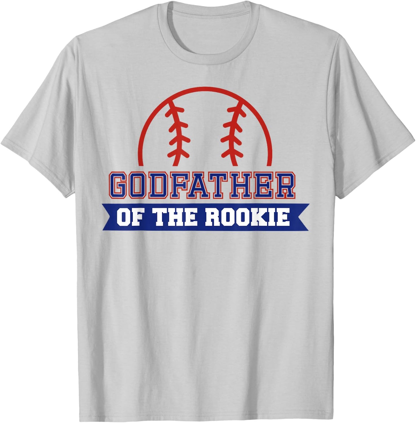 Godfather of Rookie 1st Birthday Baseball Theme Matching T-Shirt - T-Shirt | Ash