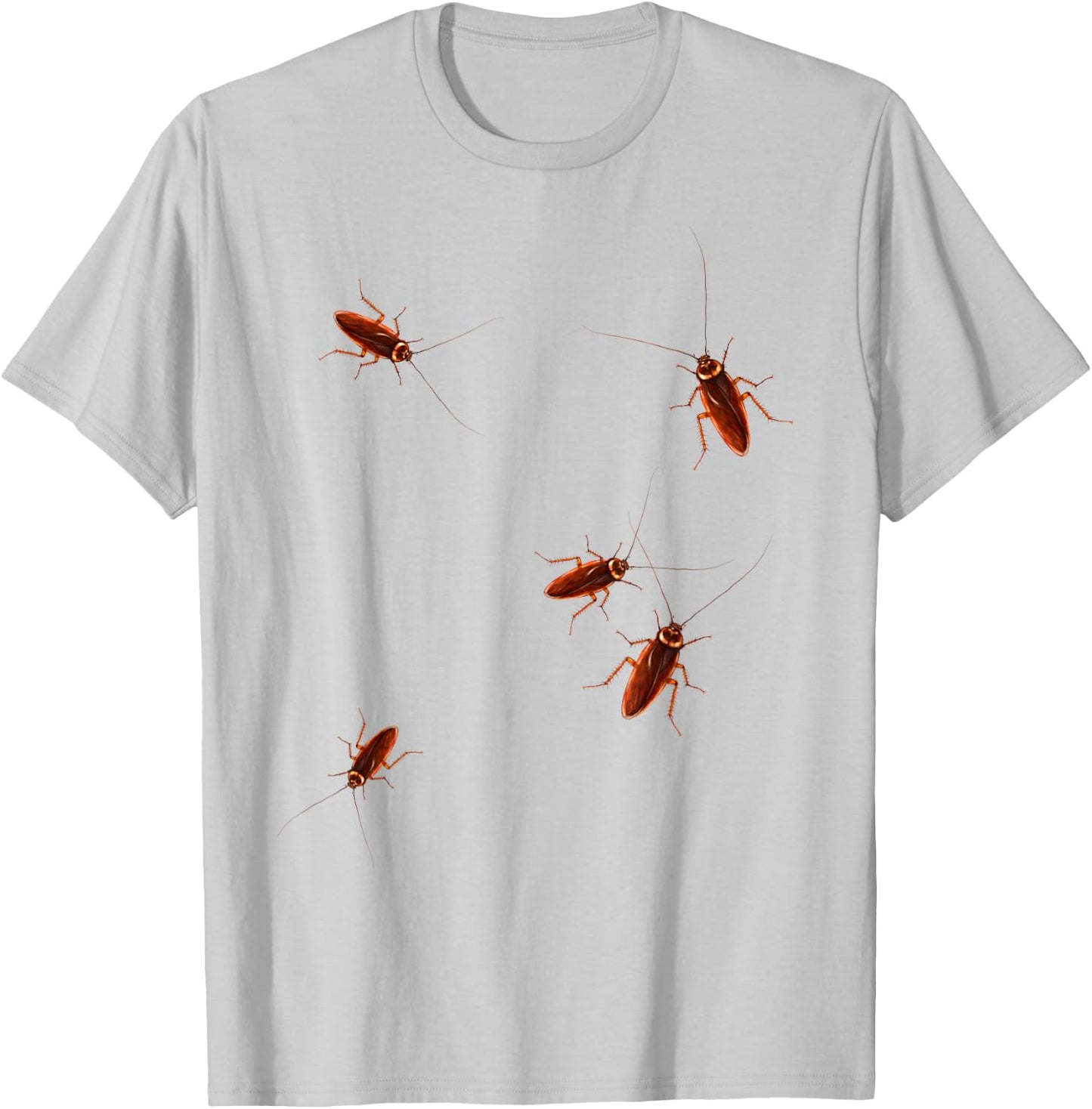 Roaches Cockroaches Funny Bug Insect Bugs Humor T-Shirt - T-Shirt | Ash