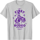 Reno, Nevada First Rodeo Funny Retro Western Cowgirl Travel T-Shirt - T-Shirt | Ash