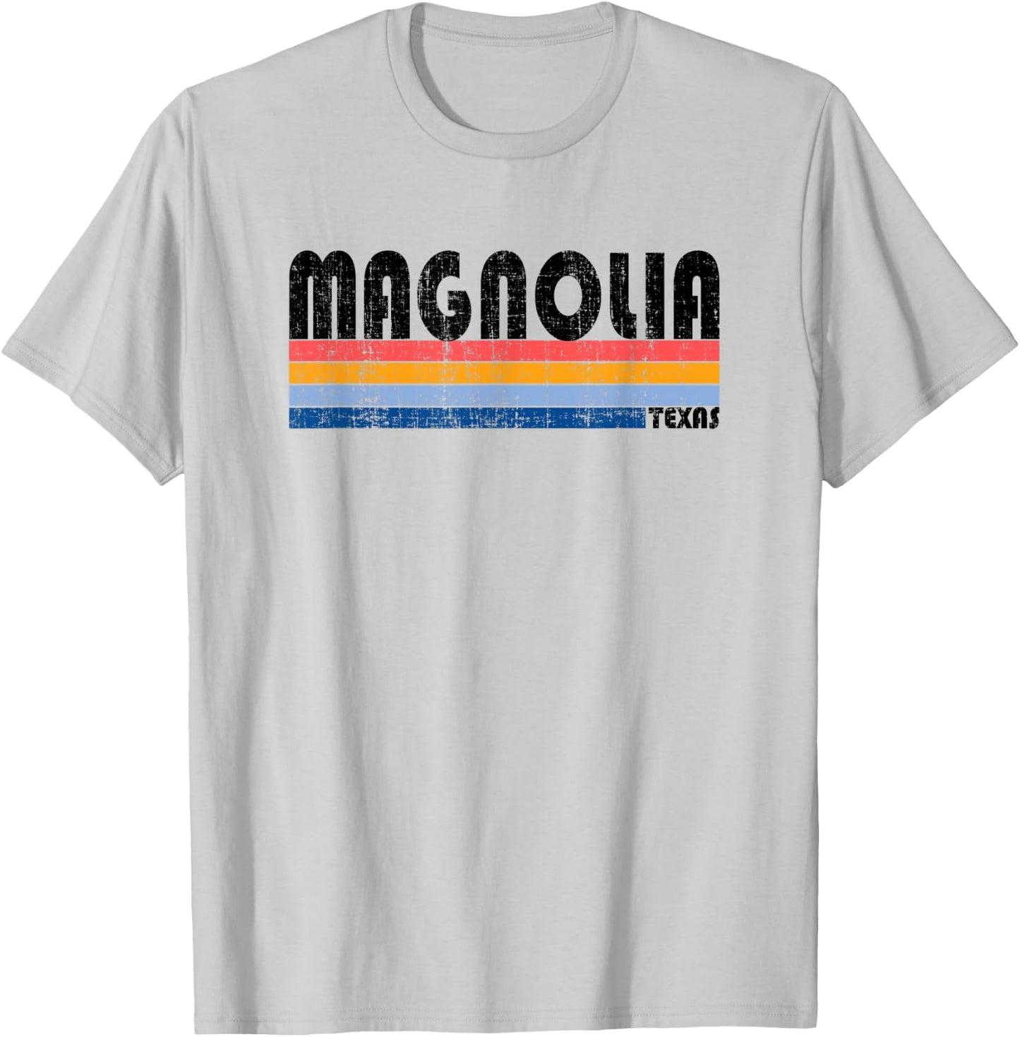 Vintage 70s 80s Style Magnolia, TX T-Shirt - T-Shirt | Ash
