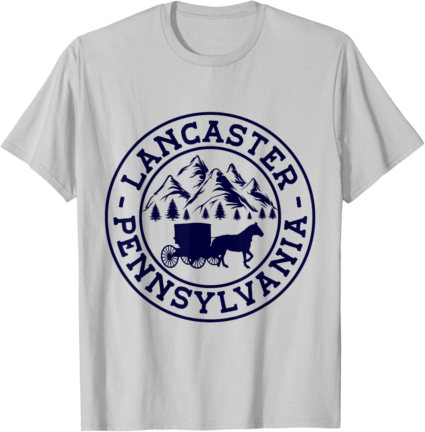 Lancaster Pennsylvania PA Vintage 70s 80s T-Shirt - T-Shirt | Ash
