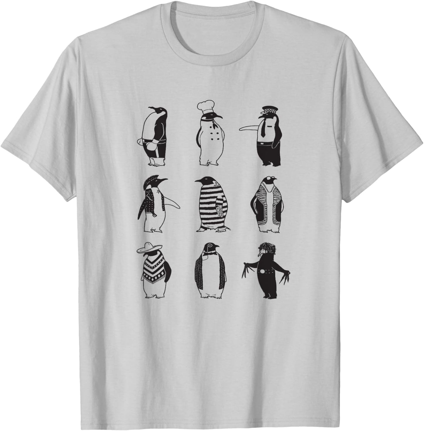 Little Penguin Society T-Shirt - T-Shirt | Ash