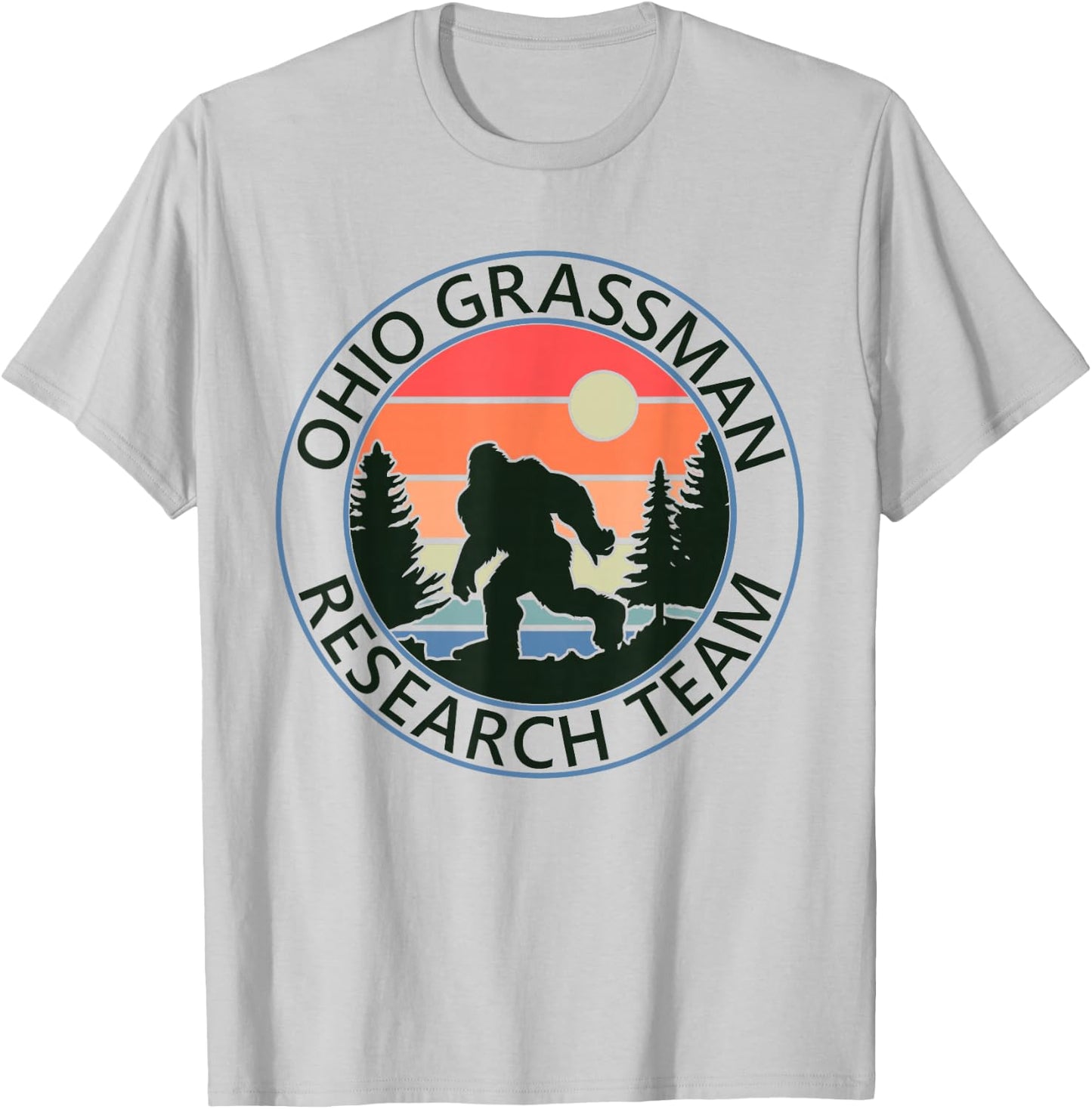 Ohio Grassman Research Team Fun Camping Hiking Outdoors T-Shirt - T-Shirt | Ash