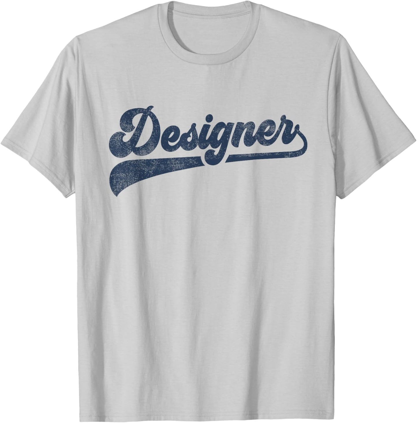 Designer Cute Vintage Graphic T-Shirt - T-Shirt | Ash