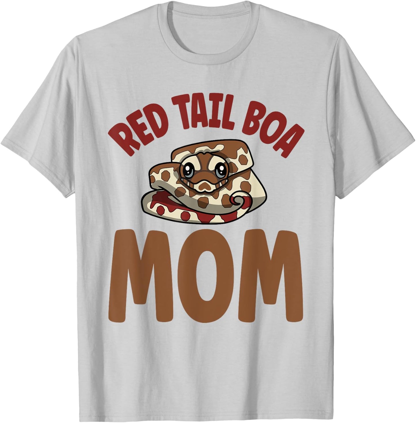 Cute Boa Owner Red Tail Boa Mom T-Shirt - T-Shirt | Ash