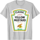 Mustard Halloween 2024 Costume Matching Ketchup Condiments T-Shirt - T-Shirt | Ash