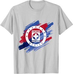Cruz Azul - Score Big with Our Exclusive Collection T-Shirt - T-Shirt | Ash