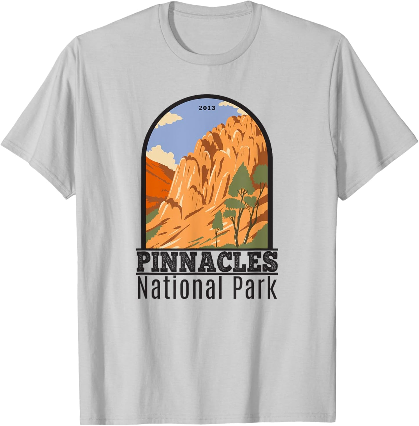 Pinnacles National Park Vintage T-Shirt - T-Shirt | Ash