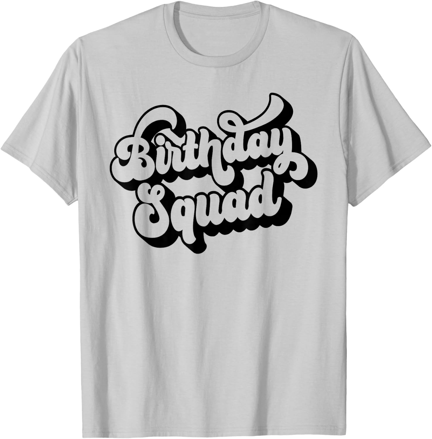 Birthday Squad Matching Men Women Kids Group Birthday Party T-Shirt - T-Shirt | Ash