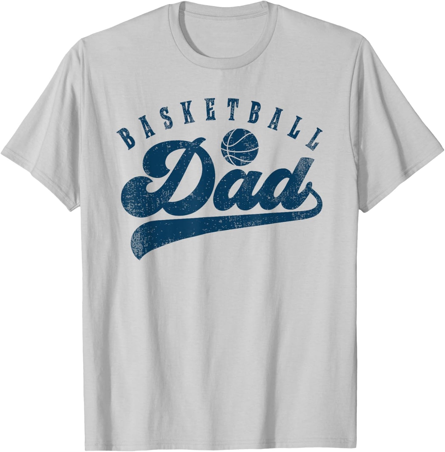 Basketball Dad Gifts Daddy Father's Day T-Shirt - T-Shirt | Ash