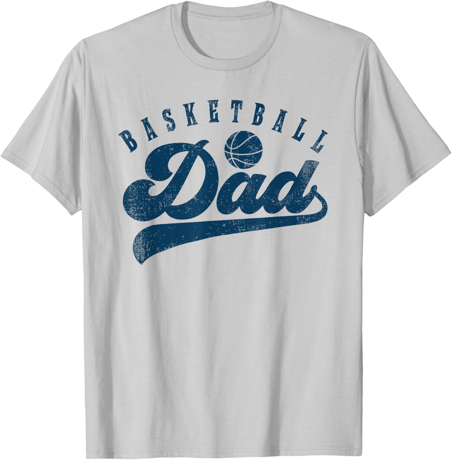 Basketball Dad Gifts Daddy Father's Day T-Shirt - T-Shirt | Ash