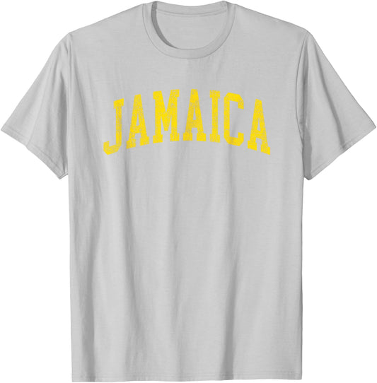 Vintage Jamaica Retro Jamaican Travel Vacation Souvenir T-Shirt - T-Shirt | Ash