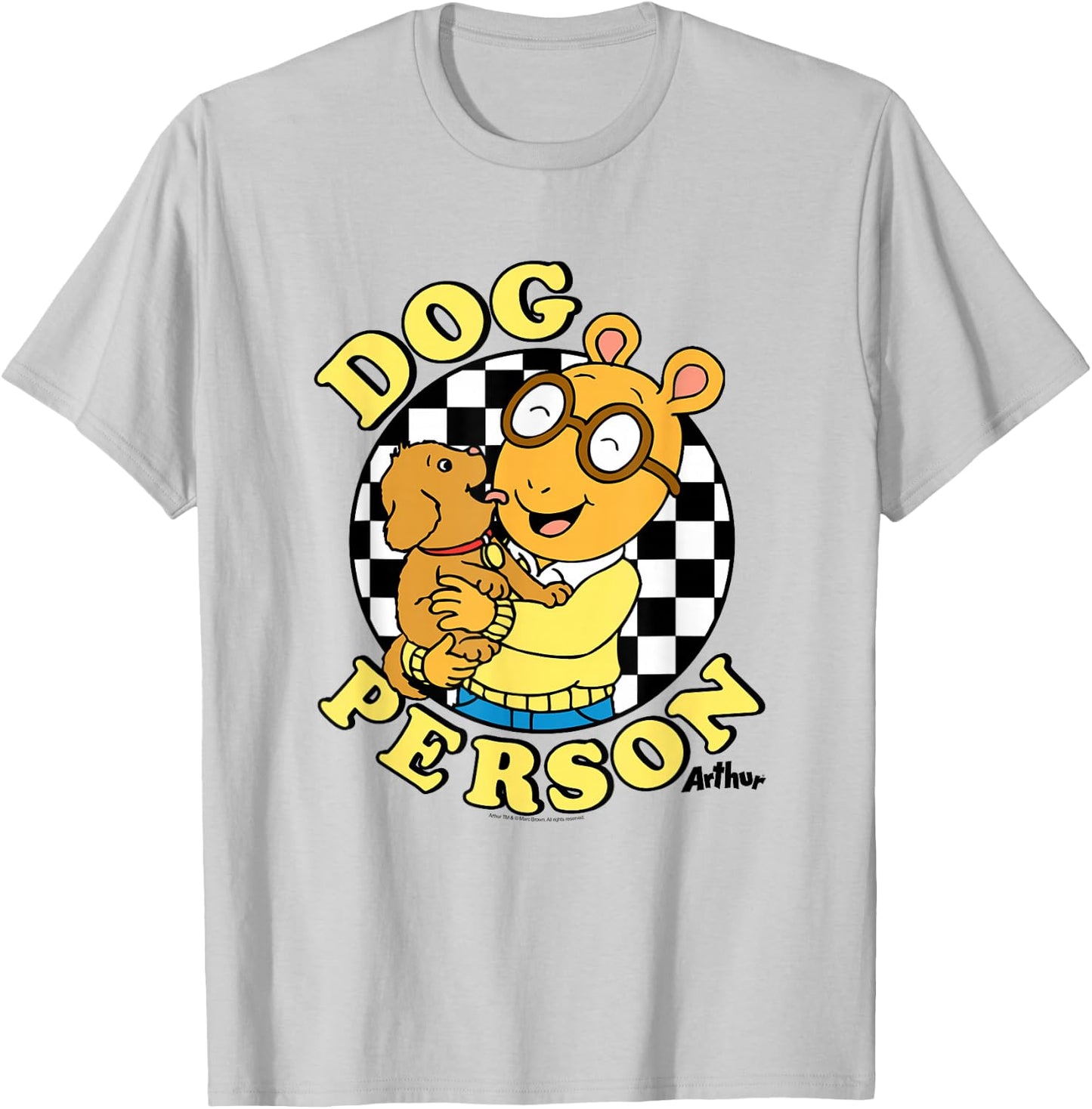 Arthur Dog Person T-Shirt - T-Shirt | Ash