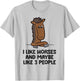 I Like Horses And Maybe Like 3 People Equestrian Horse T-Shirt - T-Shirt | Ash