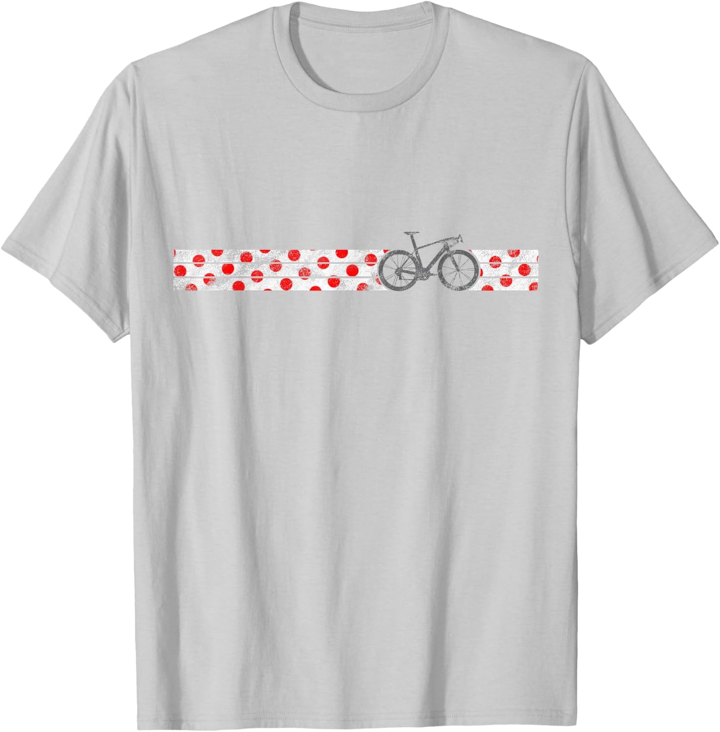 Polkadot Jersey Design Climbing Champ Bike Race Cycling T-Shirt - T-Shirt | Ash