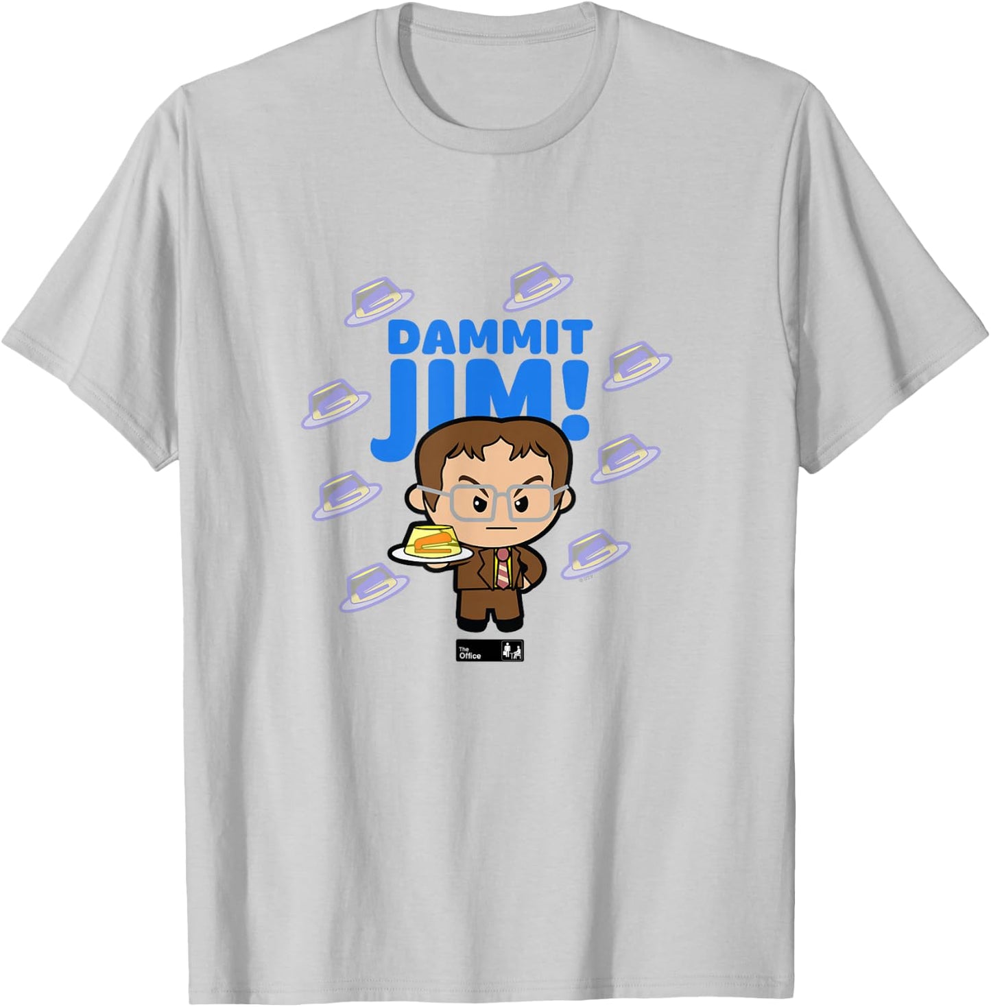 The Office Cute Dwight T-Shirt - T-Shirt | Ash