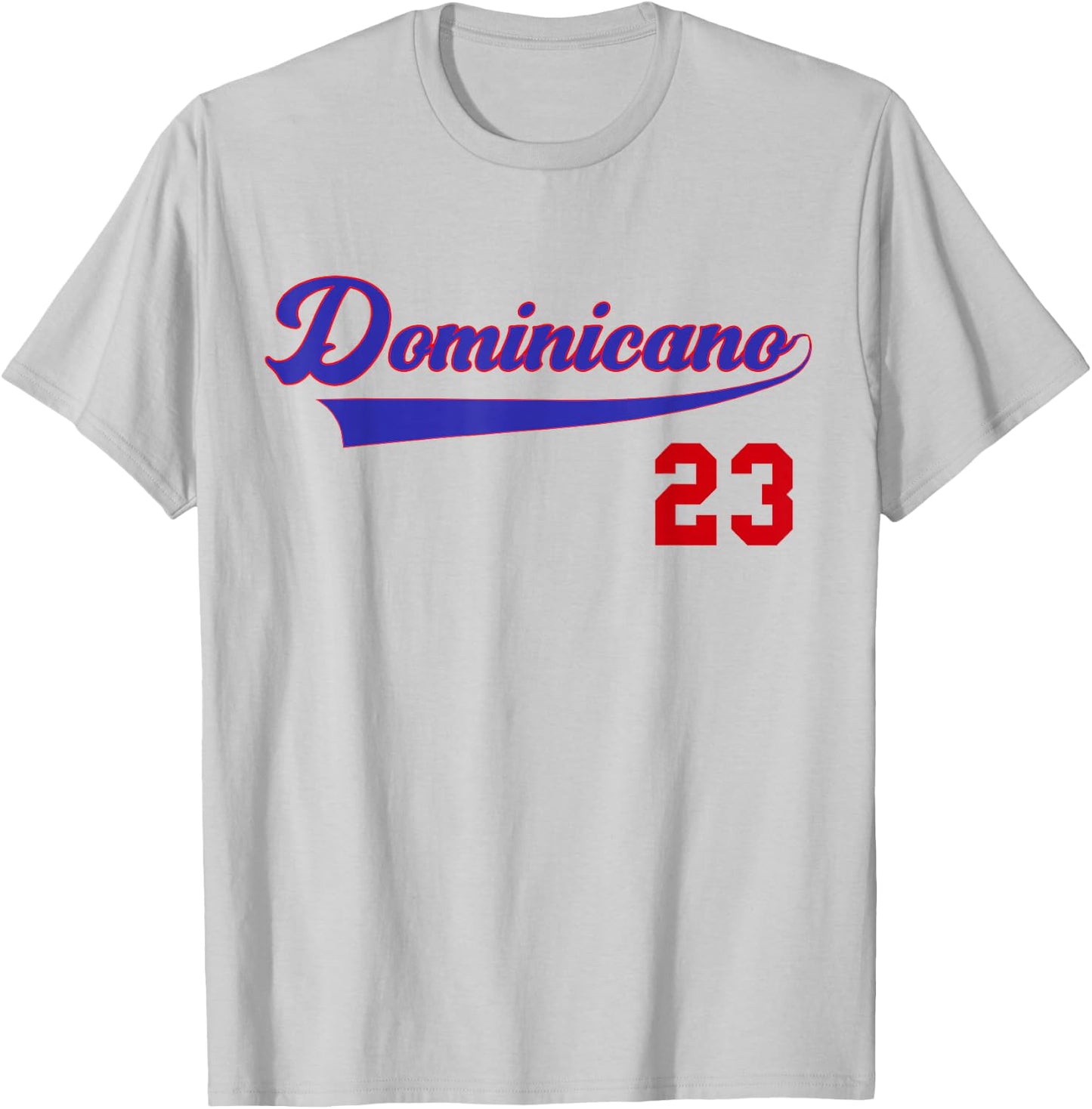Dominicano Flag RD Dominican Republic Baseball Jersey T-Shirt - T-Shirt | Ash