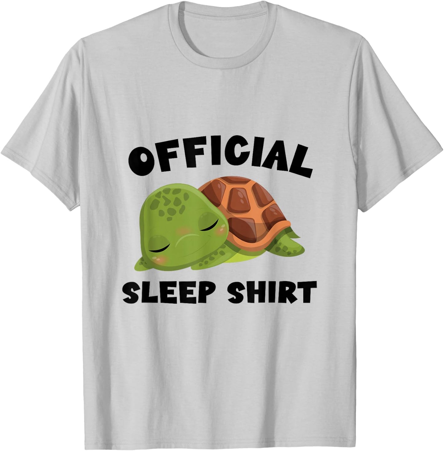 Official sleep shirt turtle turtles T-Shirt - T-Shirt | Ash