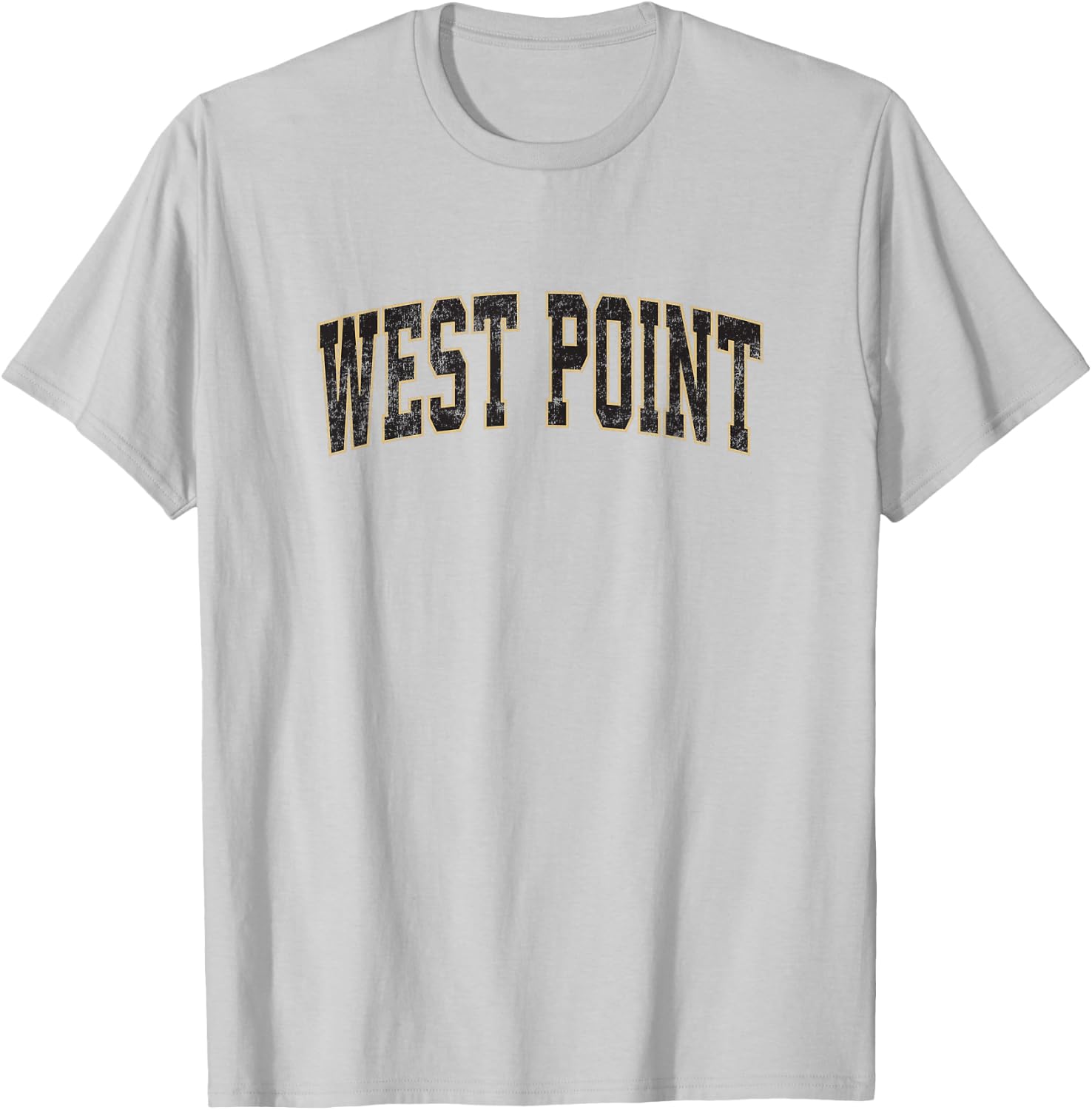West Point New York NY Vintage Athletic Sports T-Shirt - T-Shirt | Ash