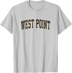 West Point New York NY Vintage Athletic Sports T-Shirt - T-Shirt | Ash