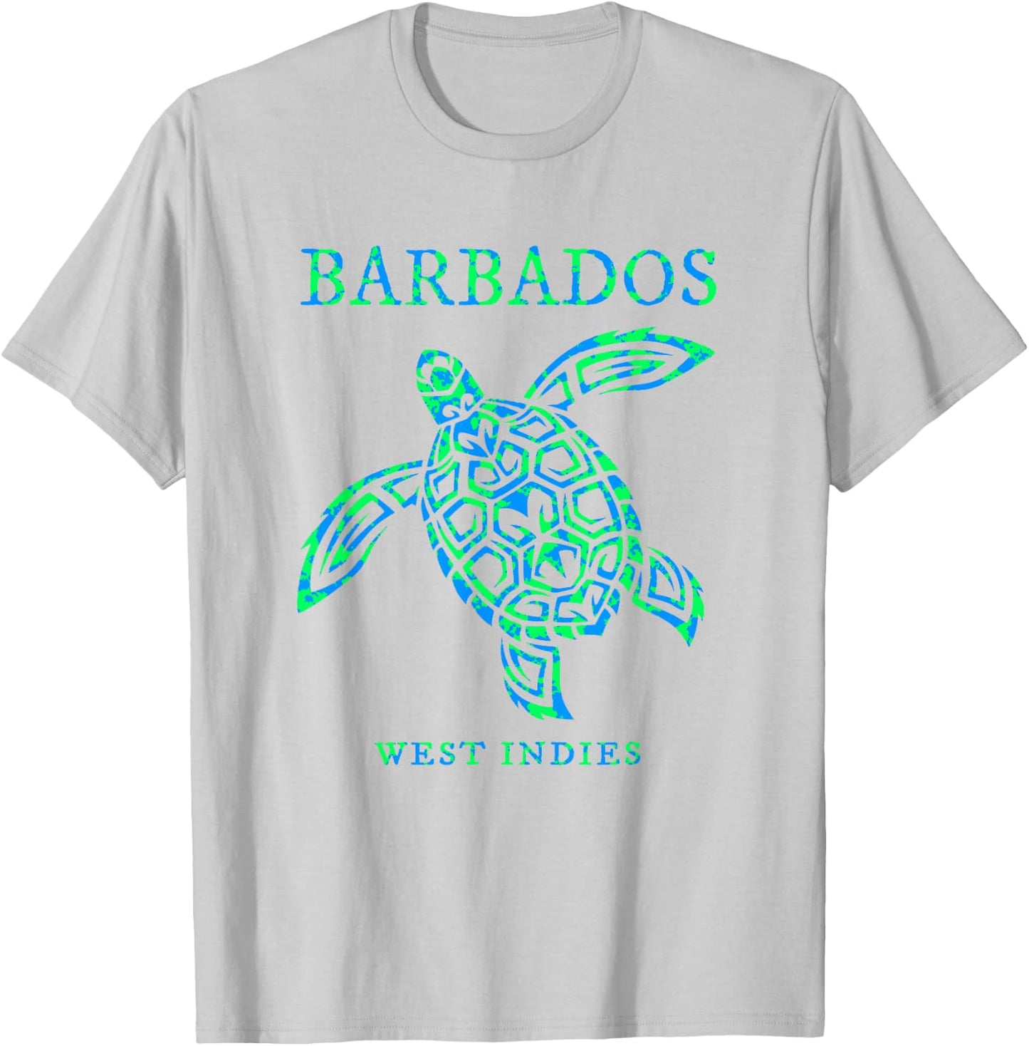 Barbados Sea Turtle Boys Girls Vacation Souvenir T-Shirt - T-Shirt | Ash