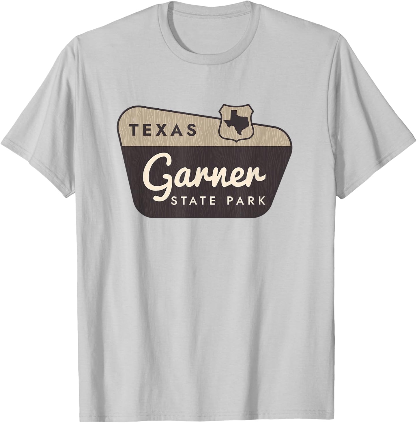 Garner State Park Texas TX Welcome Sign Vacation T-Shirt - T-Shirt | Ash